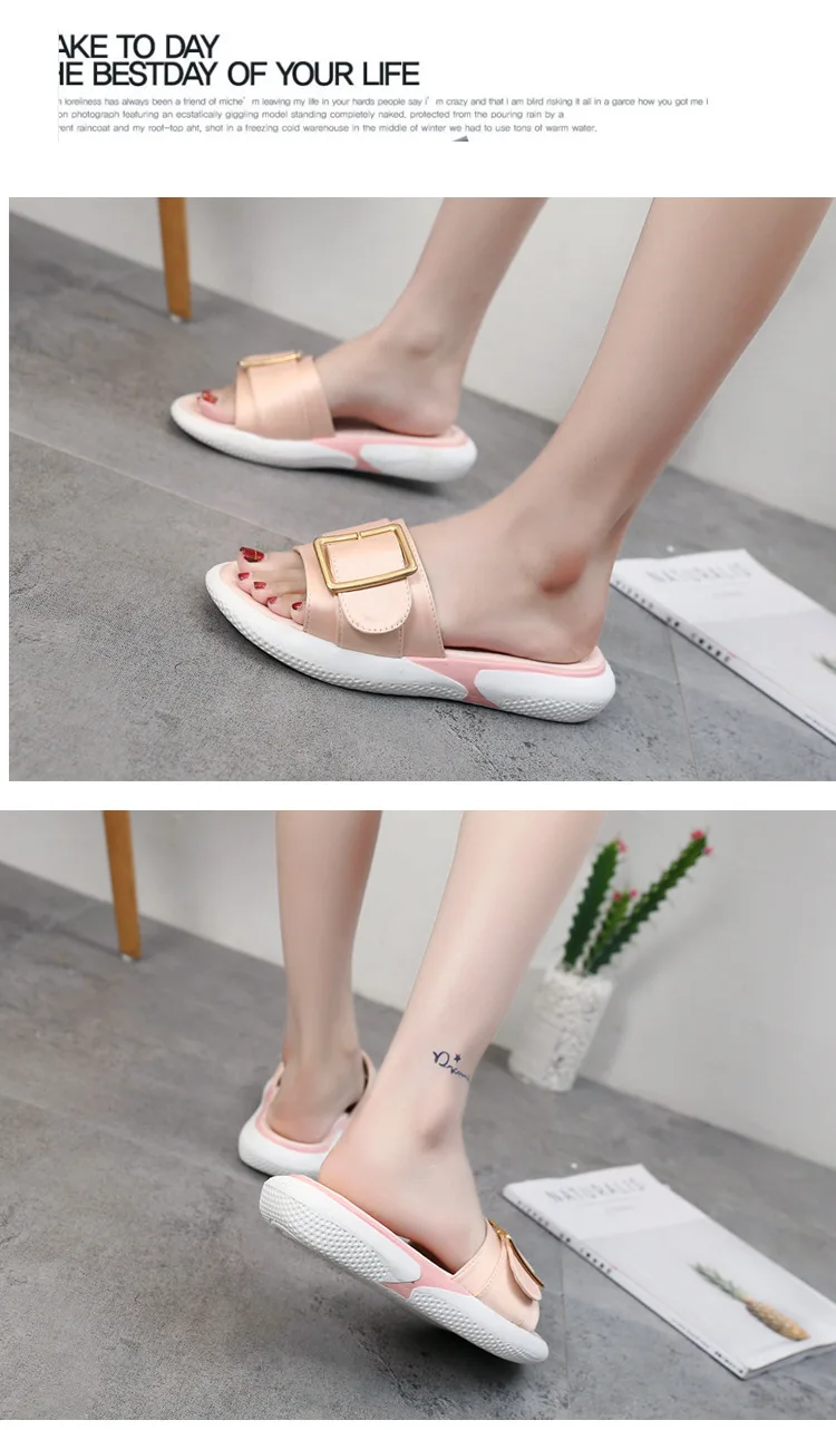 Summer Sandals Women Shoes Beach Slippers Outdoor River Plate Sports Wind Sponge Cake Wearing Thick Comfortable Clogs For Women