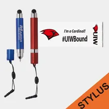 1 логотип на ручке+ 2 стороны баннер печать Новинка! Стилус Шариковая ручка с держателем реклама ручка/бизнес/логотип компании