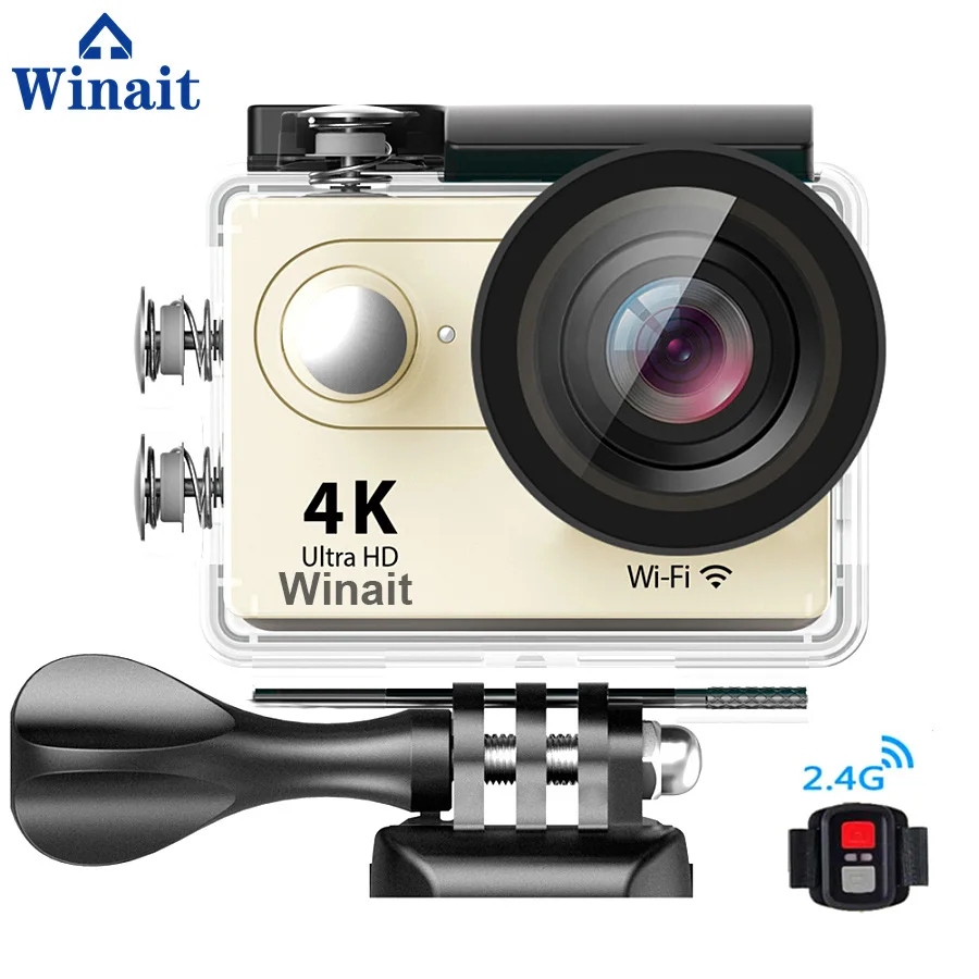 Спортивная Экшн камера H9R с дистанционным управлением 4 K Wi Fi 2 дюймовым дисплеем