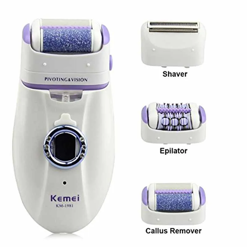 Electric Epilator Lady Shaver Hair Callus Remover Skin Care Shaving