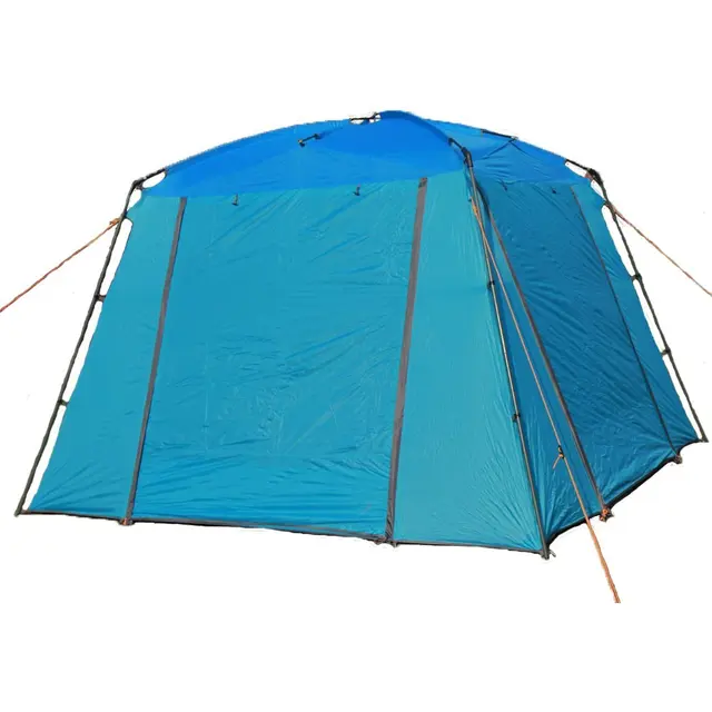 Cheap Blue Family Tent 3-4 Persons Double-deck Waterproof Anti-mosquito Outdoor Traveling by Car for Camping & Hiking  Trekking