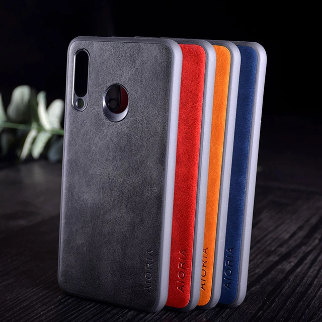 Case for Huawei P30 Lite funda Luxury Vintage leather skin with TPU + hard  PC cover for huawei p30 lite case coque capa - AliExpress