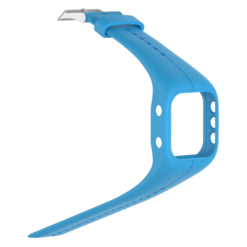 Высокое качество замена силиконовый ремешок для наручных часов Ремешок Браслет для Polar A300 трекер наручные часы - Цвет: Blue