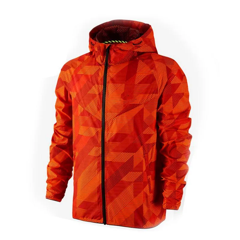 

Breathable Full Sleeve Hooded Windbreaker Quick Dry Man Camouflage Coat Windproof Anti-sweat Sport Jackets Camping & Hiking