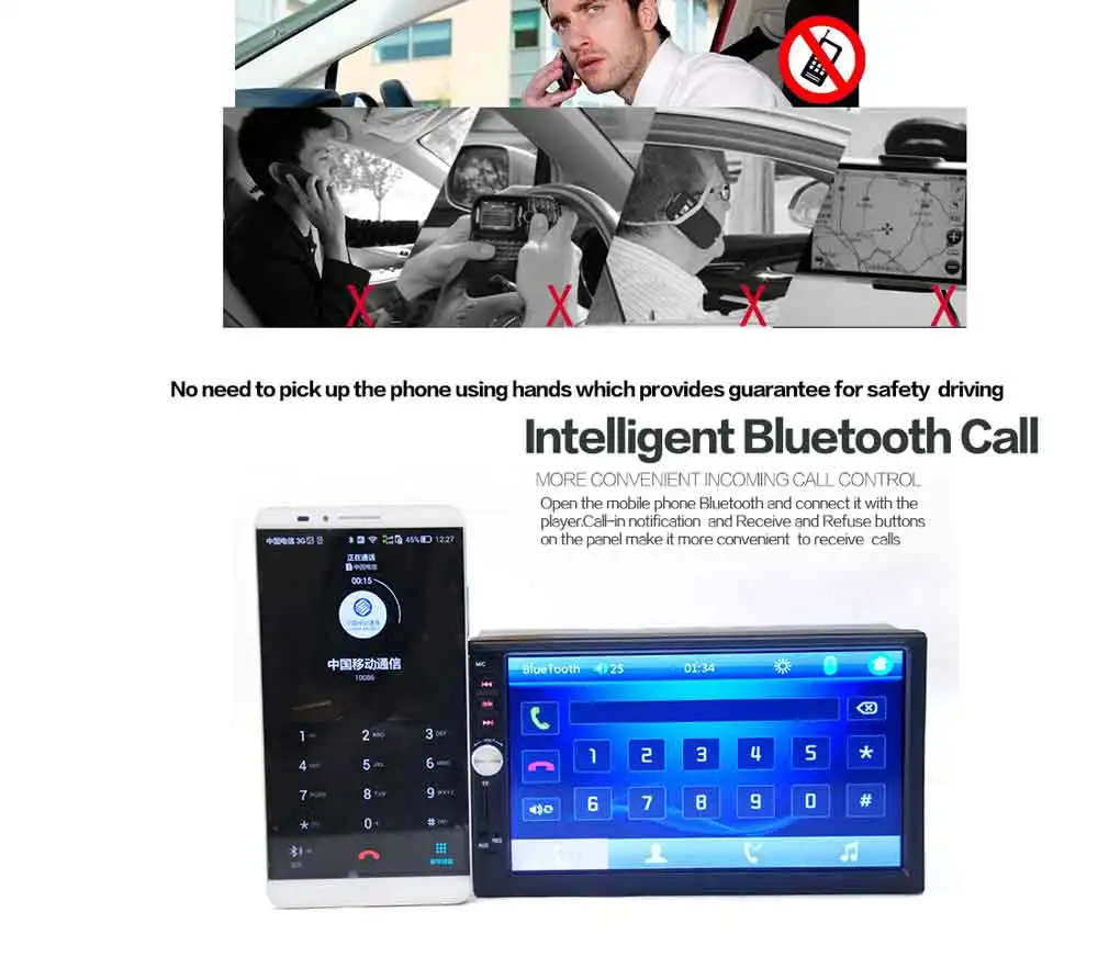 USB Mobil WMA, FM MP5 Autoradio V inch MMC Auto JPEG, SD Player Kamera Bluetooth Stereo Belakang 2din MP4 7 Oto 12 AUX teypleri BYNCG dengan Kelebihan Audio Berbelanja 7 USB Mobil WMA, FM 7