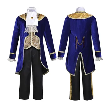 

the Beast Cosplay Adult Costumes Prince Adam Cosplay Clothes Adam Men Halloween Party Suits Medieval Clothing Uniform