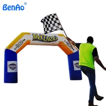 R065 Free shipping waterproof & fireproof start finish inflatable arch / archway /air gate,rainbow arch