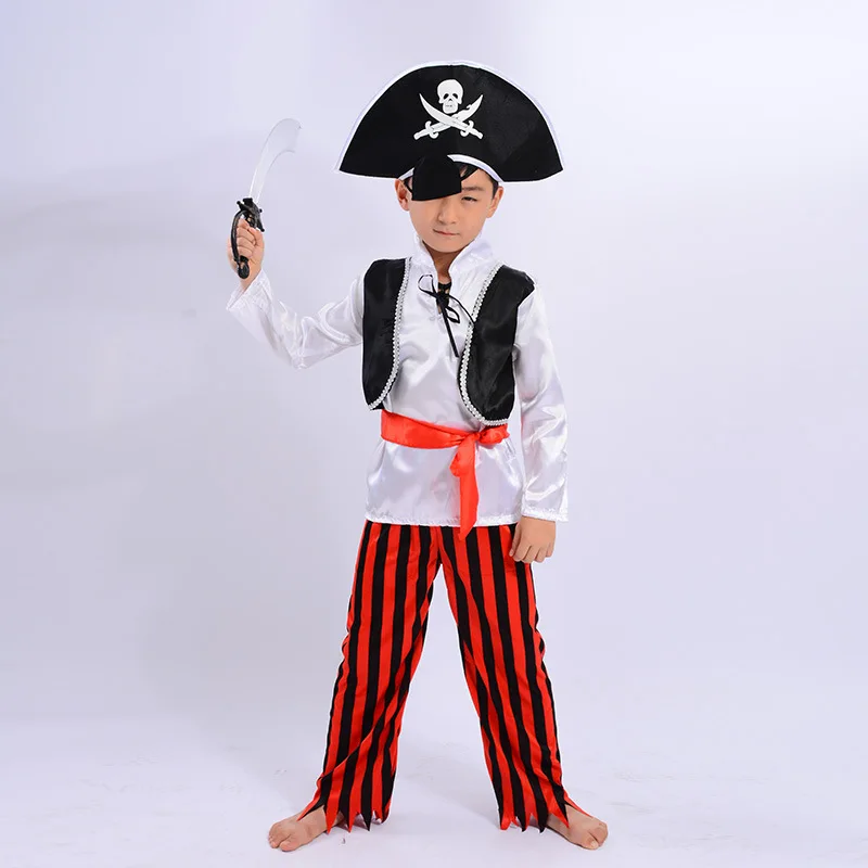Pirate Captain Cosplay Clothes for Baby Boy Halloween Christmas Fancy
