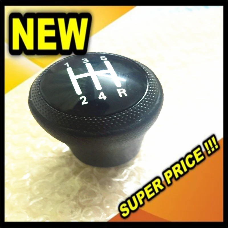 

fast shipping Gear Shift Knob 5 Speed pu Leather for Audi A6 C5 A4 B5 A8 D2 (95-03) DIAMETER INNER 12mm