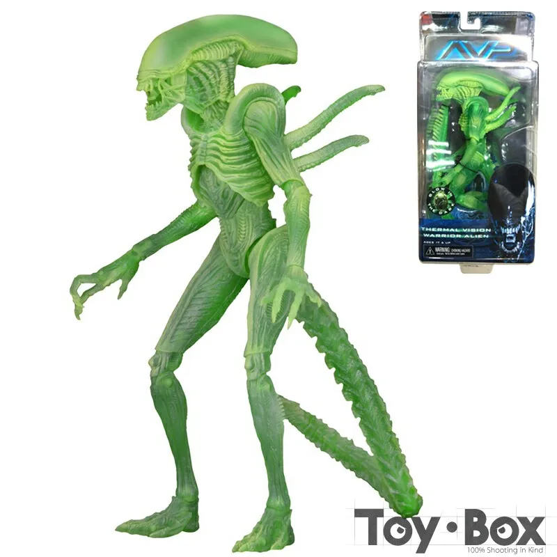 Фильм AVP Aliens VS Predator серии Термальность видения воин чужеродных игрушка фигурку