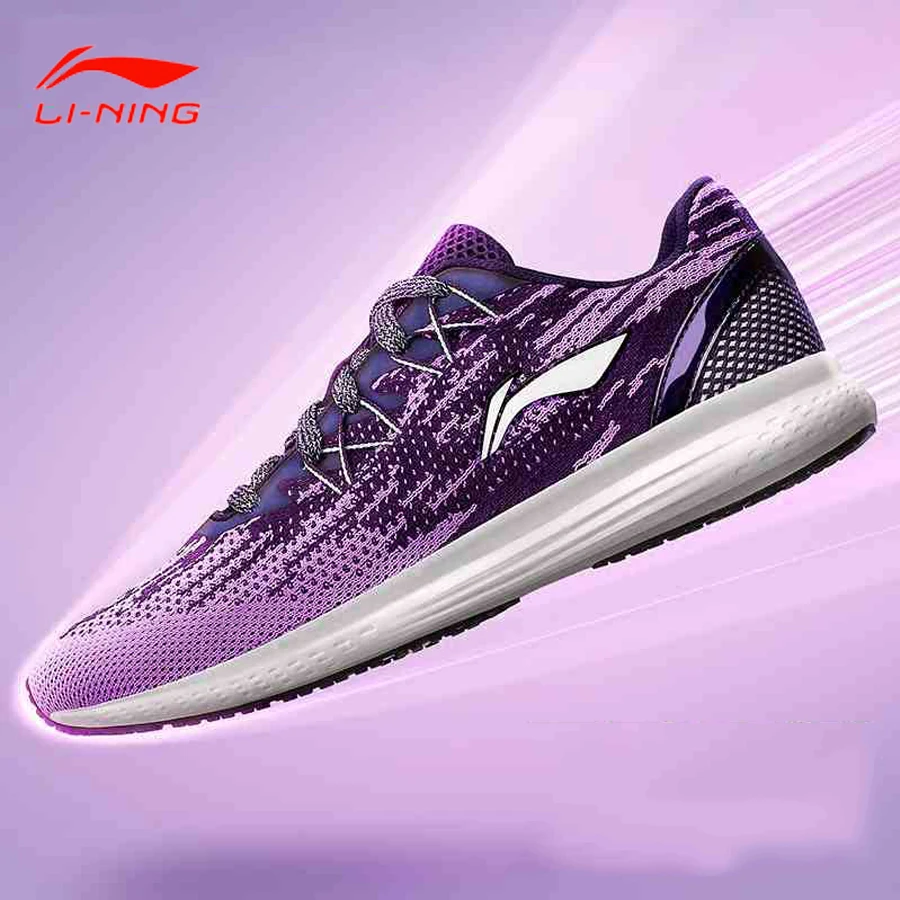 Li-Ning/ женские кроссовки для бега на подушке со звездами, дышащие кроссовки, спортивная обувь с текстильным подкладом, светильник, ARHM082 SAMJ17