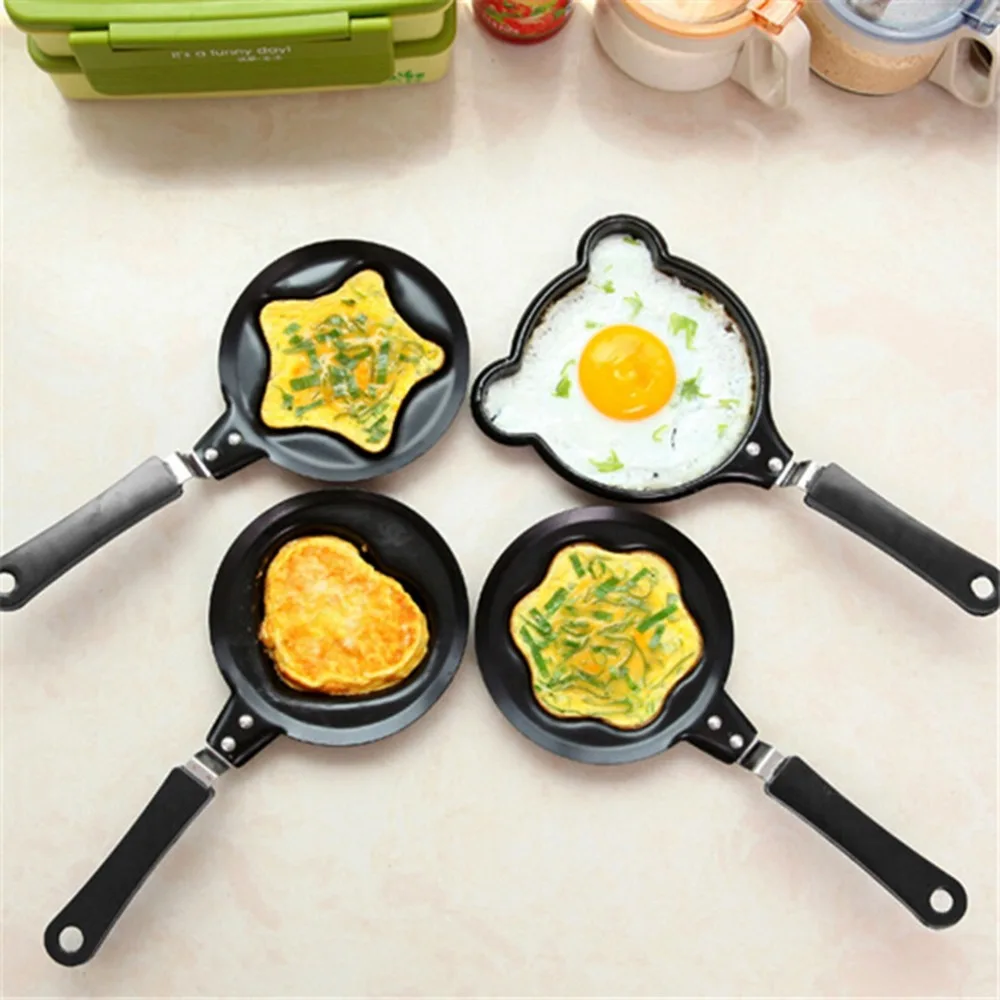 UNIKEA Practical Mini Egg Frying Pancakes Kitchen Pan with Stick