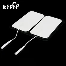 KIFIT 2x многоразовый физический терапевтический электрод, клеящиеся подушечки, массажеры для Tens, сменный инструмент для ухода за здоровьем