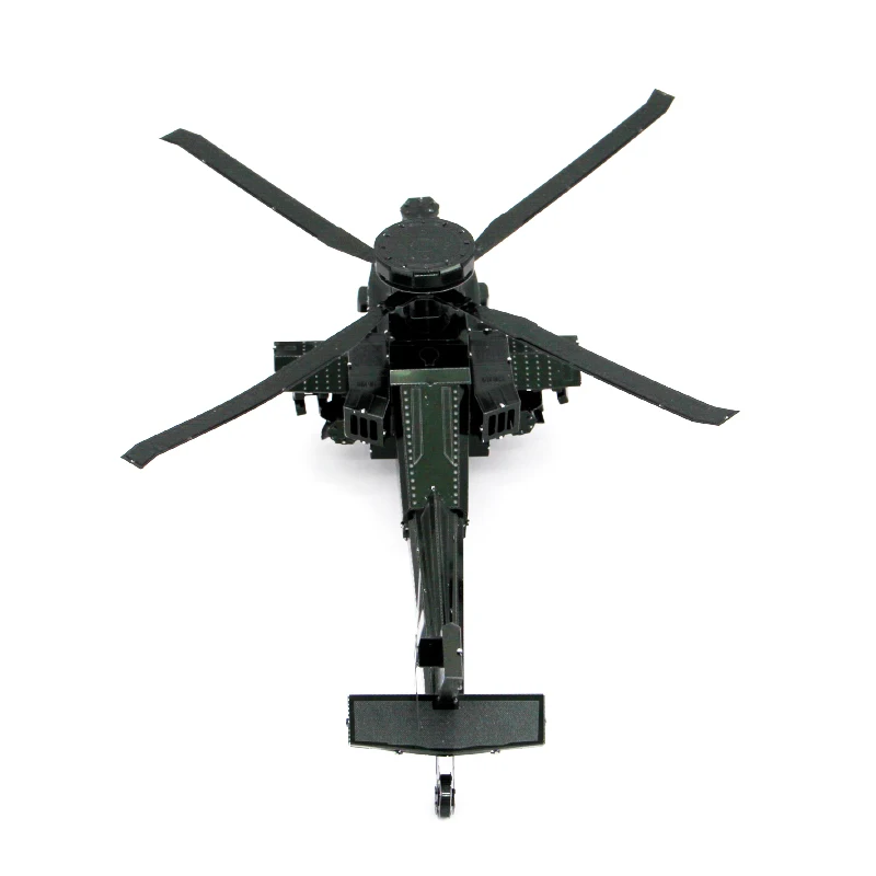 3D металлическая головоломка модель DIY AH-64D Apache вручную головоломки для сборки рабочего стола дисплей Развивающие игрушки для взрослых детей Подарки