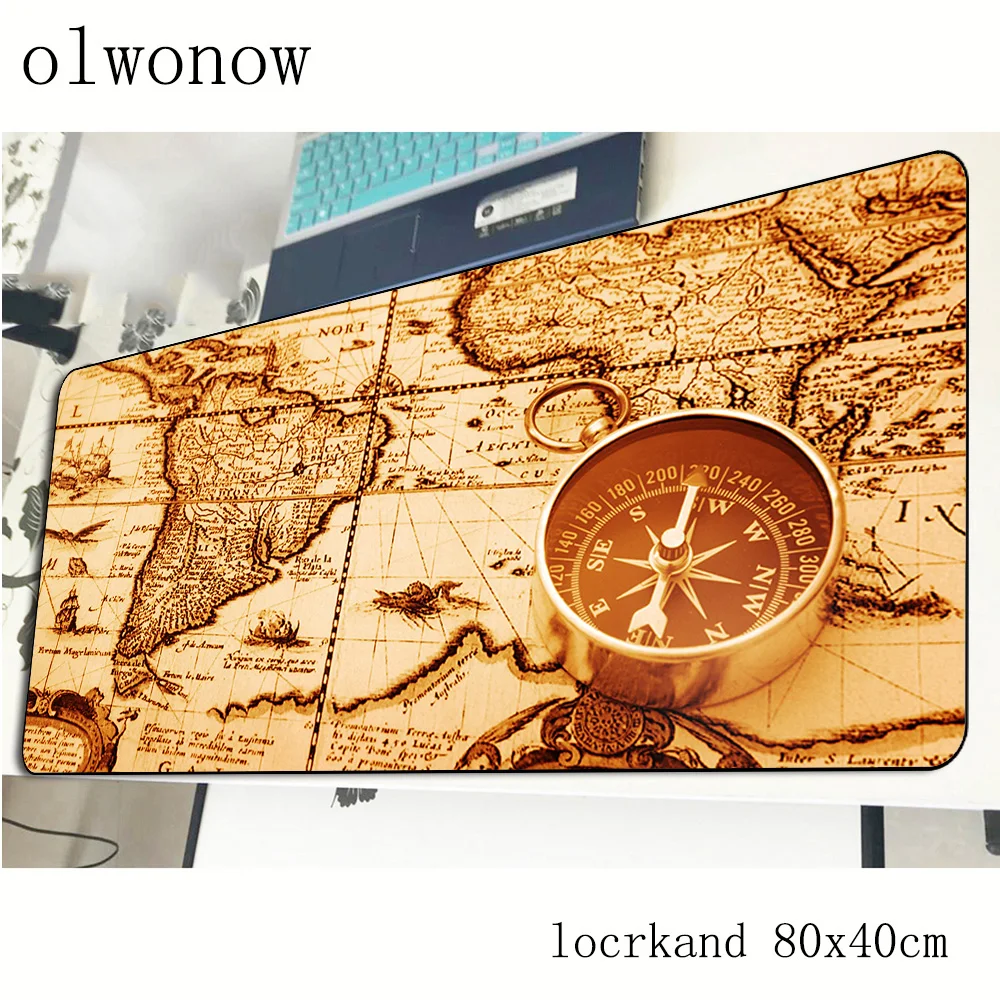Коврик для мыши с картой мира 800x400x3 мм Красочный игровой коврик геймер