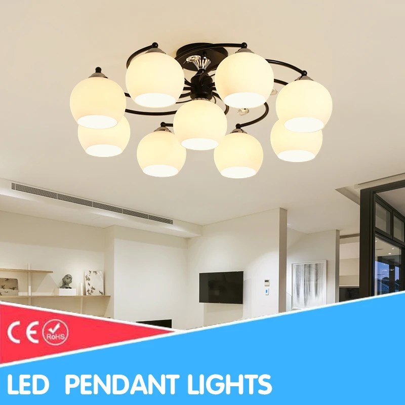 

Green Eye Modern Pendant Lights LED BULB E27 AC110V 220V for Living room Bedroom dining room coffee bar Lights Hanging lamp