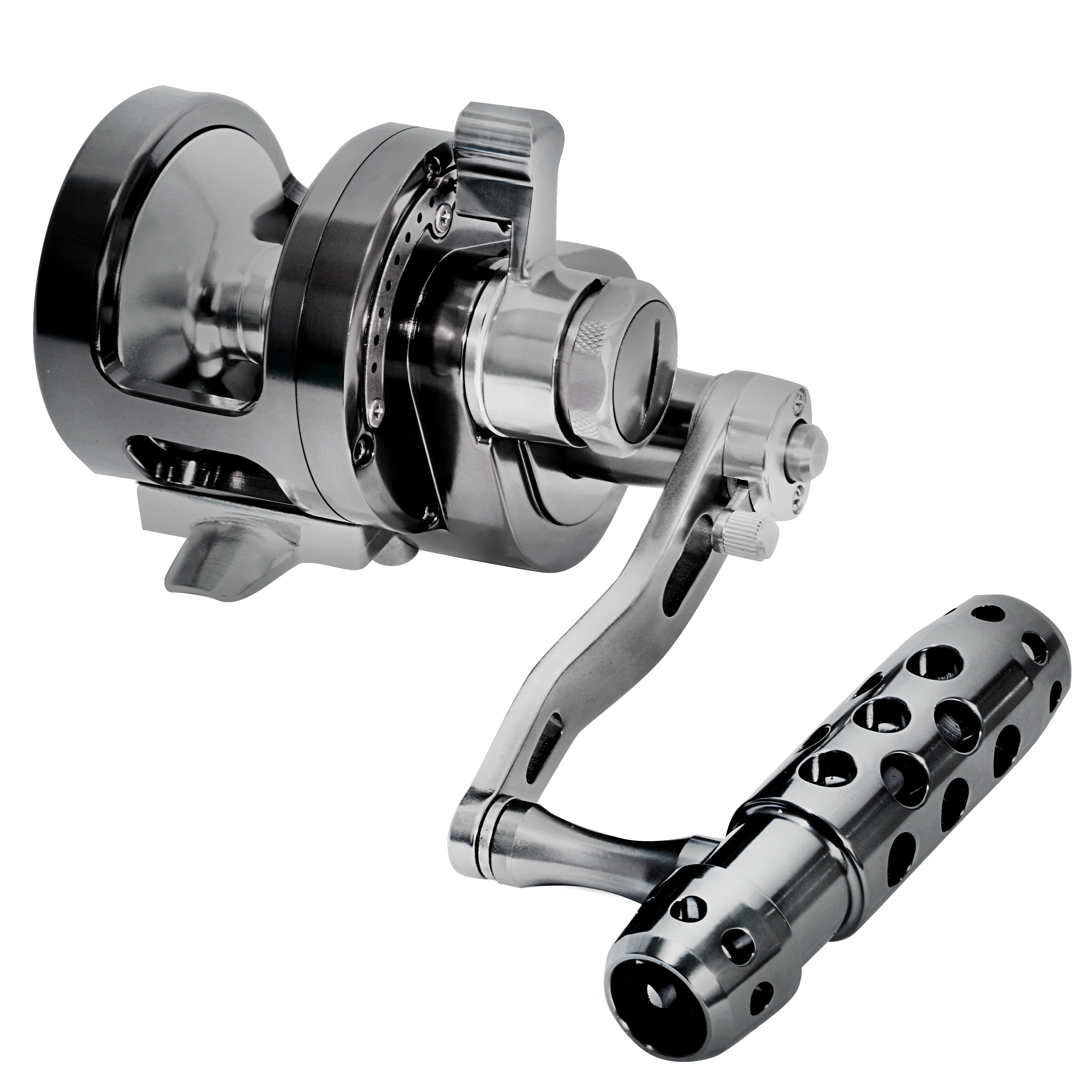 Cnc Machined Jigging Saltwater Fishing Reel 2 Speed Lever Drag For Big Game Boat Trolling Fishing Fishing Reels Aliexpress