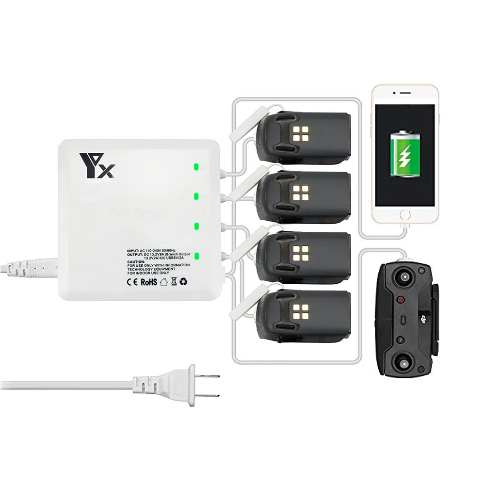dji spark controller charger