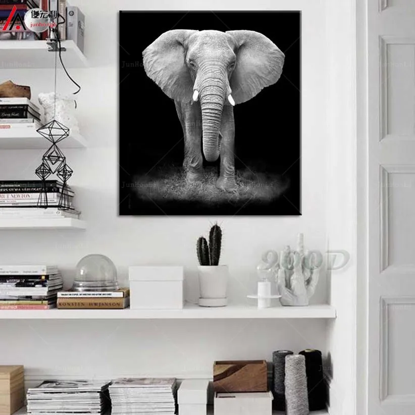Room-Canvas-Print-Modern-Painting-Large-Canvas-1Pcs-No-Frame-Elephant-Painting-Canvas-Wall-Art-Picture (4)