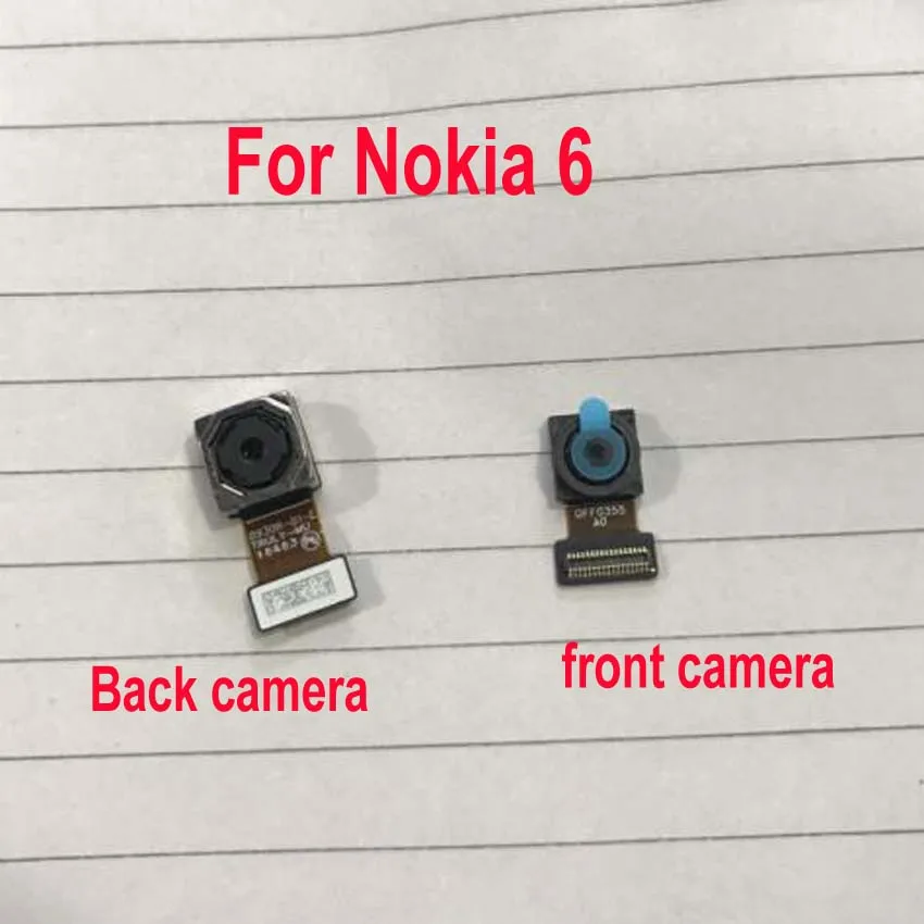 

LTPro Original Working Small Facing Front Rear Big Main Back Camera For Nokia 6 TA-1000 TA-1003 TA-1021 TA-1025 TA-1033 TA-1039