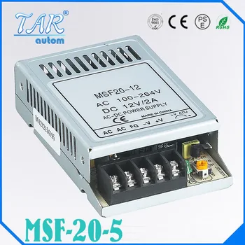 

20 W 5 V Ultra mince a sortie unique de commutation alimentation de bande de lumiere LED transformateur 5 V