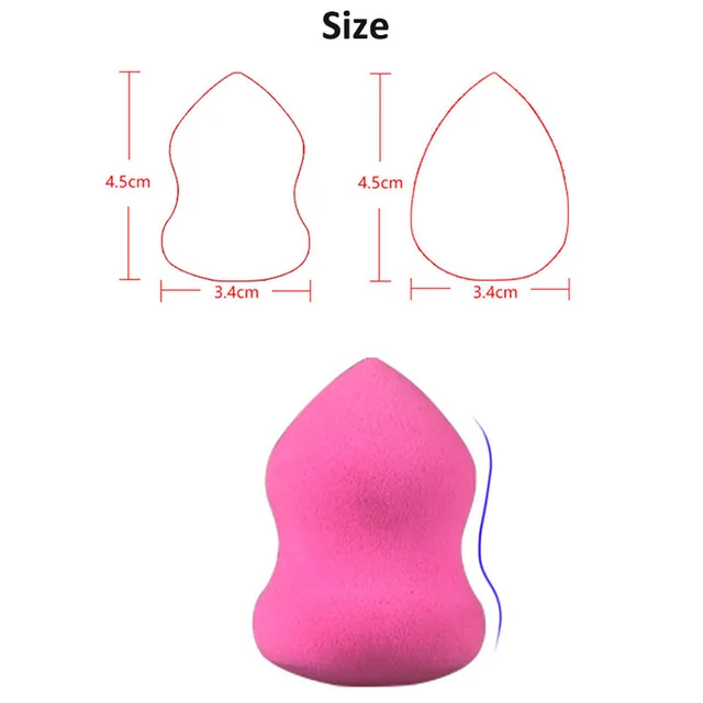 RANCAI-esponja de maquillaje en forma de gota de agua, almohadillas cosméticas de base, polvo impecable, huevo de belleza lisa, Color aleatorio, 4 Uds. RANCAI-esponja de maquillaje en forma de gota de agua, almohadillas cosméticas de base, polvo impecable, huevo de belleza lisa, Color aleatorio, 4 Uds.