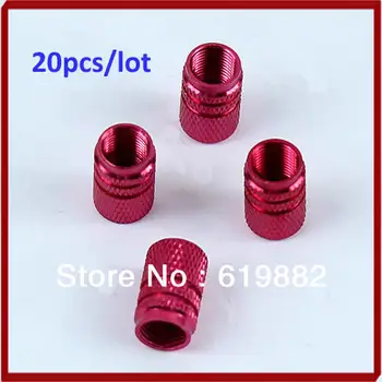 

5sets(4pcs/set)/lot Auto Car Tire Tyre Wheel Parts Truck Hexagonal Ventil Valve Stems Cap Red