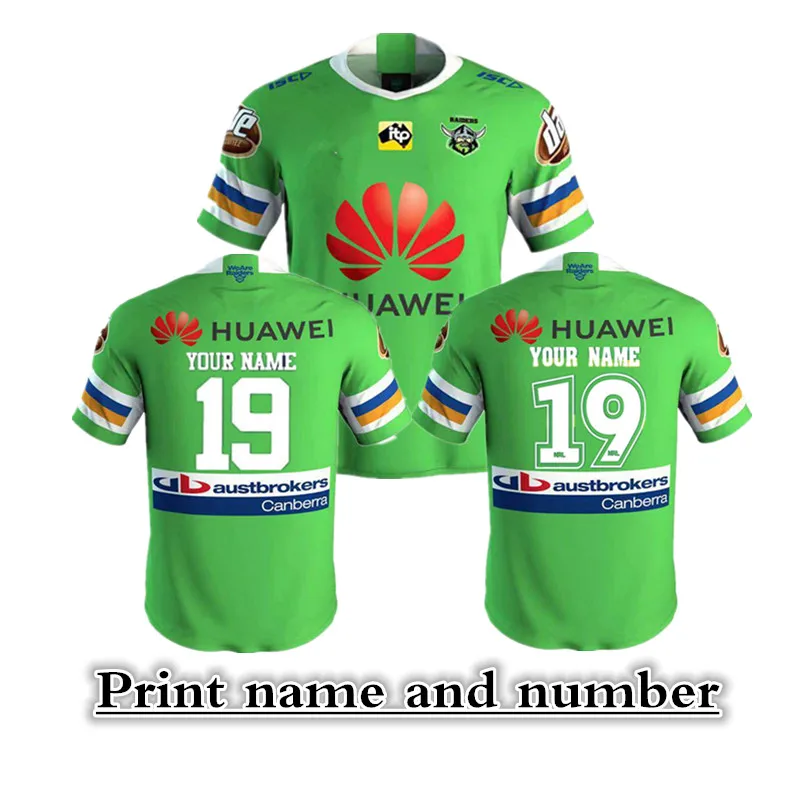 

2019 CANBERRA RAIDERS RUGBY JERSEYS HOME JERSEYS SHIRT size: S-3XL Print name and number Top quality free shipping