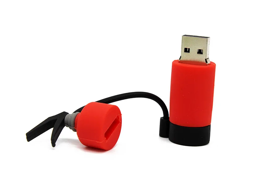 TEXT ME мультфильм Мини Огнетушитель usb2.0 4 ГБ 8 ГБ 16 ГБ 32 ГБ 64 ГБ флеш-накопитель USB флеш-накопитель креативный флеш-накопитель