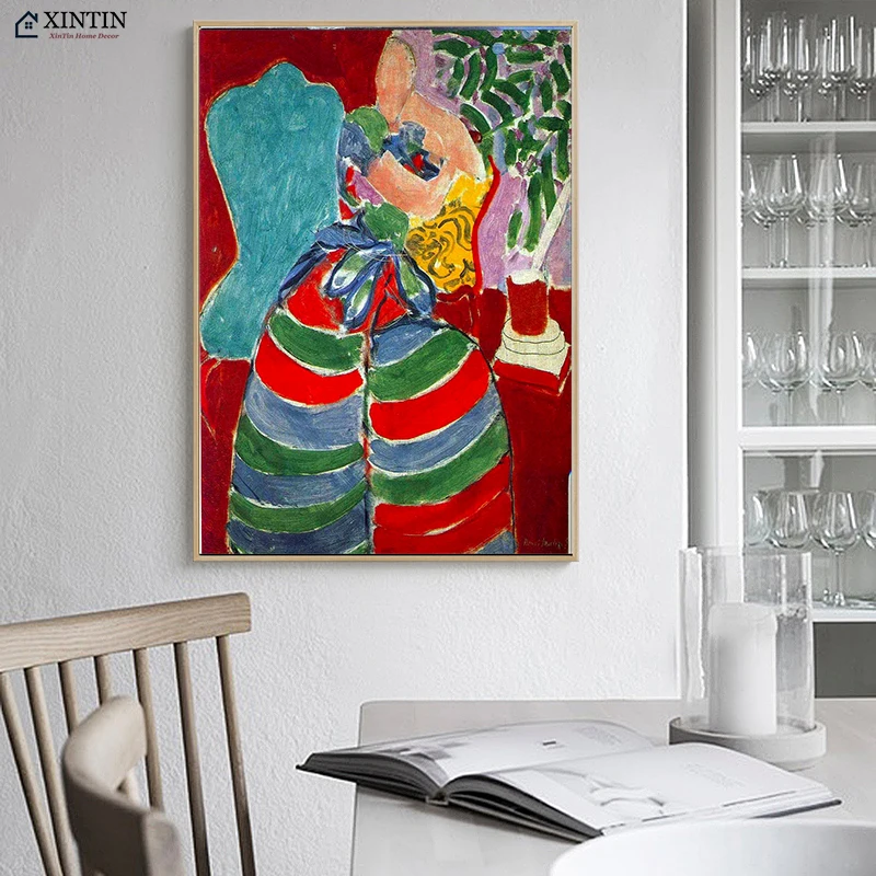 Анри Матисс Fauvism абстрактный боди арт девушка танцор холст картины винтажные