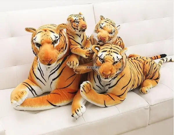 Fancytrader 55'' / 140cm Jumbo Domineering Giant Soft Plush Simulated Tiger Toy, Nice Decoration, Free Shipping FT50173