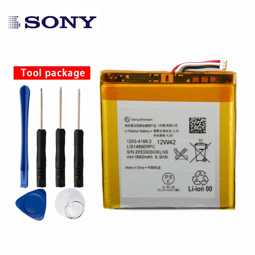 

Original High Capacity LIS1489ERPC Phone Battery For Sony Ericsson Xperia acro S LT26W lt26w 1840mAh