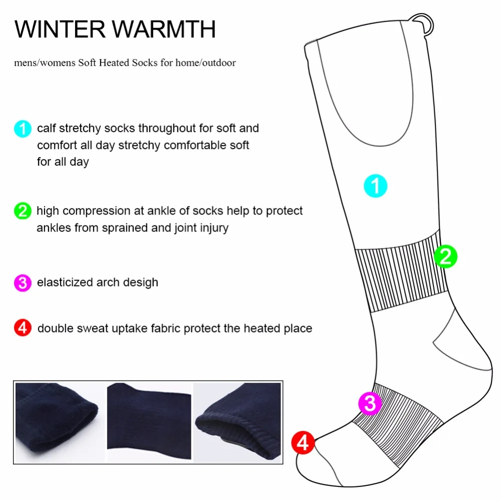 heated socks women men