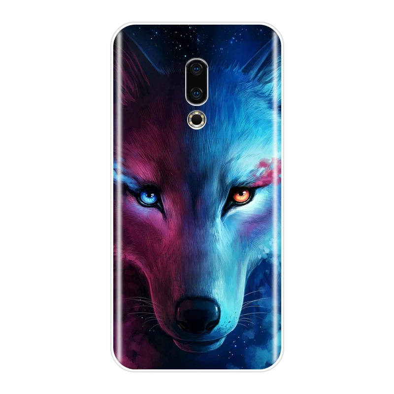 Крутой чехол для телефона с изображением волка s Meizu U10 U20 Pro 6 7 Plus силиконовый