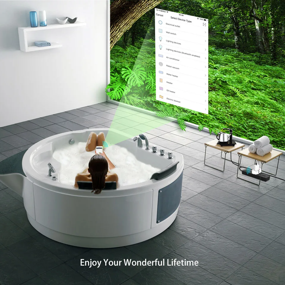 NTON power Wifi умная розетка с европейской вилкой, беспроводное приложение, дистанционное управление, таймер, работающий с Alexa для автоматизации умного дома
