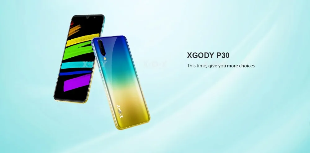 Мобильный телефон Xgody P30, Android 9,0, 5,99 дюймов, 2 Гб ОЗУ, 16 Гб ПЗУ, четырехъядерный процессор MT6580M, двойная камера, 3g, смартфон celular