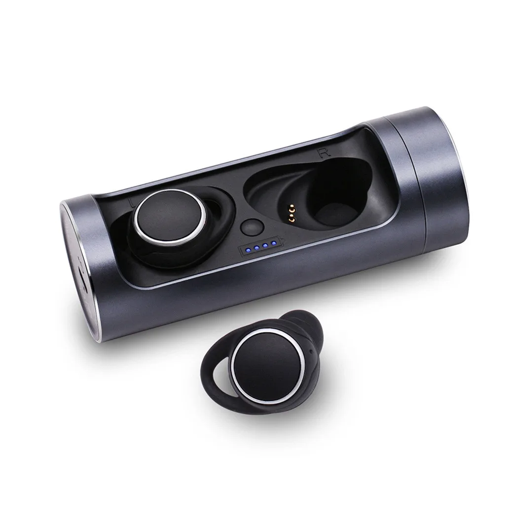 BK Беспроводные наушники с ушным вкладышем для samsung gear ICONX SM-R Сверхдолгий режим ожидания с зарядным отсеком - Цвет: BK