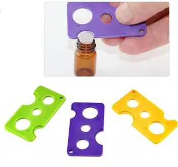 

10PCS Colorful Essential Oil Opener Key Corkscrew Tool Remover For Roller Balls & Caps Refillable Bottles New