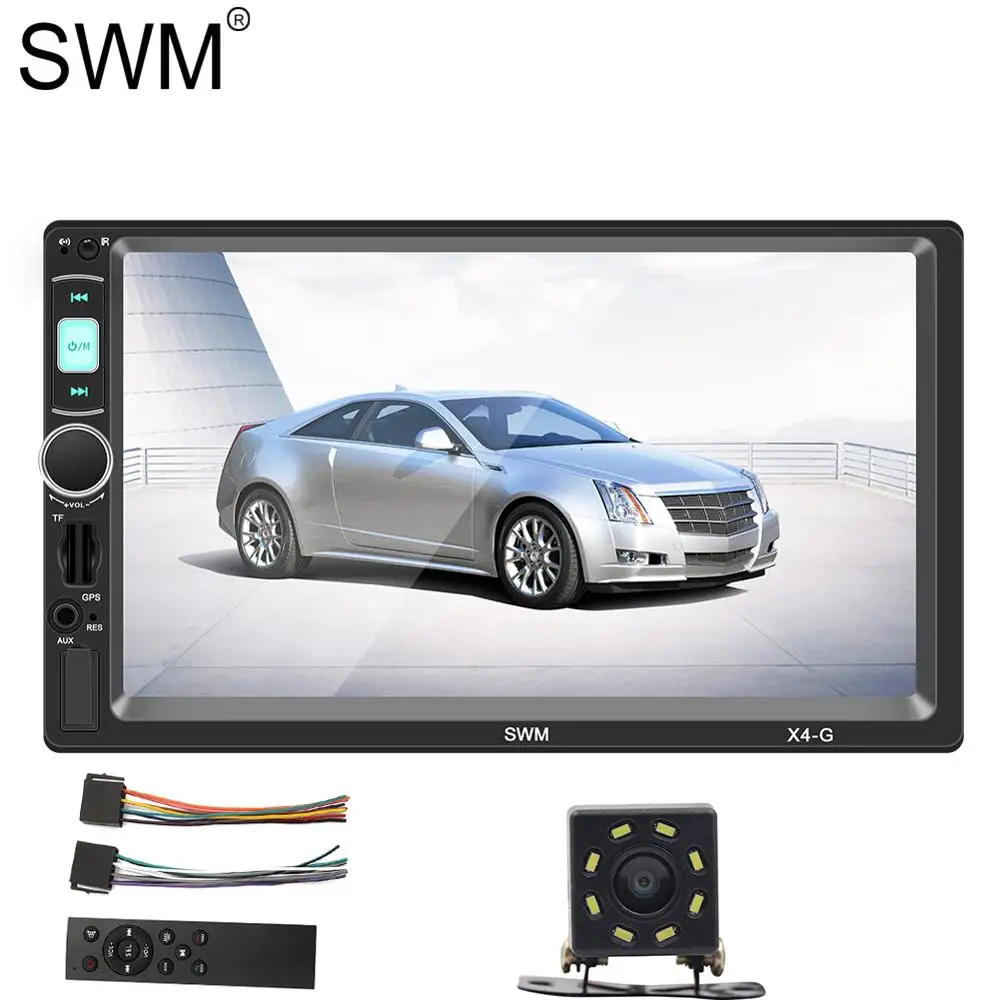 SWM gps навигация Радио 2 Din Авторадио для автомобиля Авто Аудио Стерео 12 В двойная