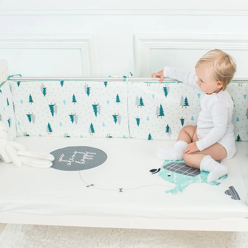 spesifikasi Baby Bed Sheet Katun Murni Crib Kasur Penutup untuk Anak anak Lucu Kartun Pola Bayi Dilengkapi Lembar Kasur Bayi Fotografi Alat Peraga