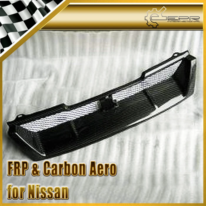 Автомобиль Запчасти R33 GTR OEM Стиль углеродного волокна передняя решетка(GTR только) для Nissan Skyline Глянцевая Fibre гриль тела комплект аксессуаров