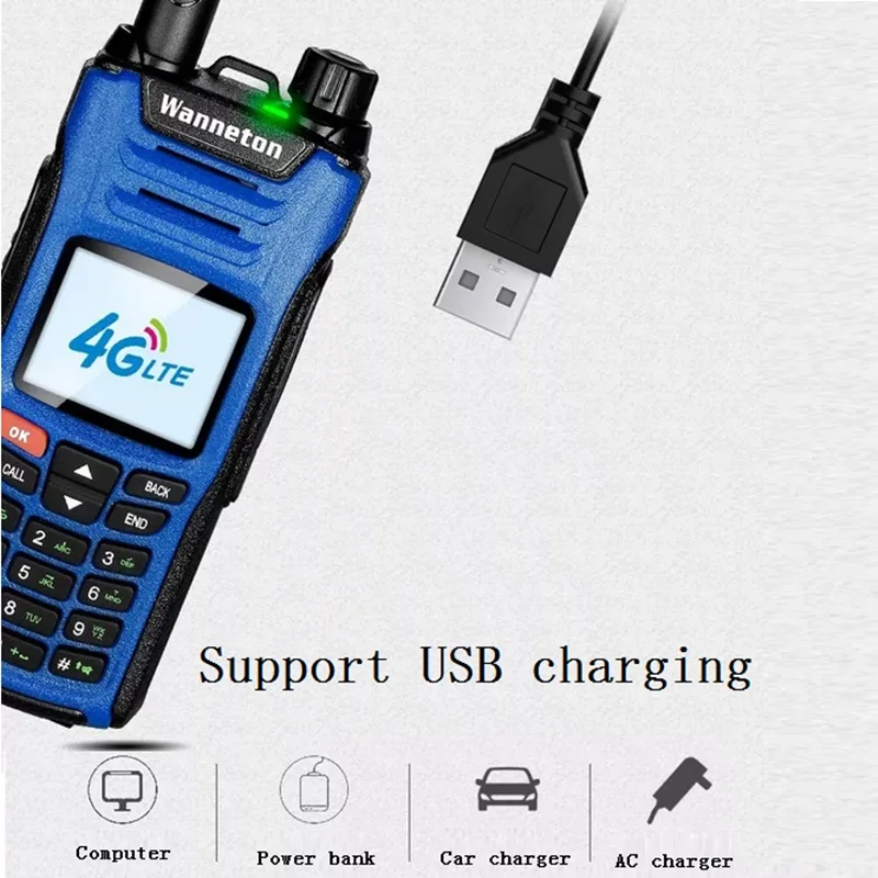 Baofeng com Cartão Telefone com 8w e 50km Walkie Talkie Wcdma 4g Lte cb Ham 2021 Transmissor hf Woki Toki Sim Gps Gsm 5 Telefonia e Comunicação