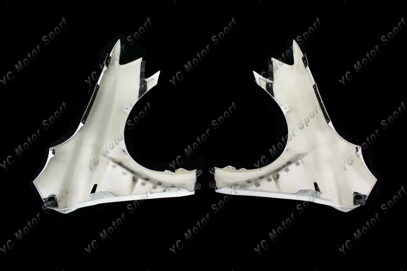 YCEX079L&YCEX080L  2008-2012 Mitsubishi Lancer Evolution EVO X VS '17 Ver. Ultimate Style Front Fender with Extension FRP (4)