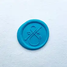 Персонализированные Свадебные приглашения запечатывания воска комплект печатей-индивидуальные инициалы стрелка восковой печати комплект печатей-индивидуальные инициалы восковой печати-воск S