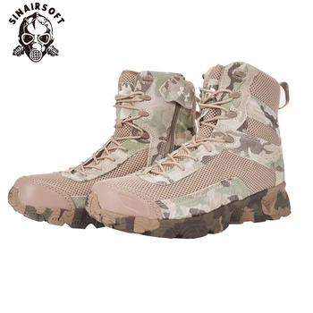 

Men Tactical Boots Army Boots Men's Military Waterproof Hiking Shoes CP Camo Climbing Sport Shoes Ankle Men Outdoor Boots