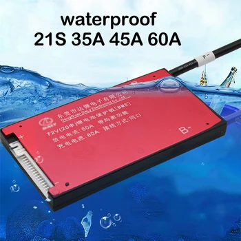 

21S 72V Lithium Battery Protection Board 30A 40A 60A Li-ion Lipo Polymer BMS PCB 21 Cell Pack Charge Discharge Protect Balance