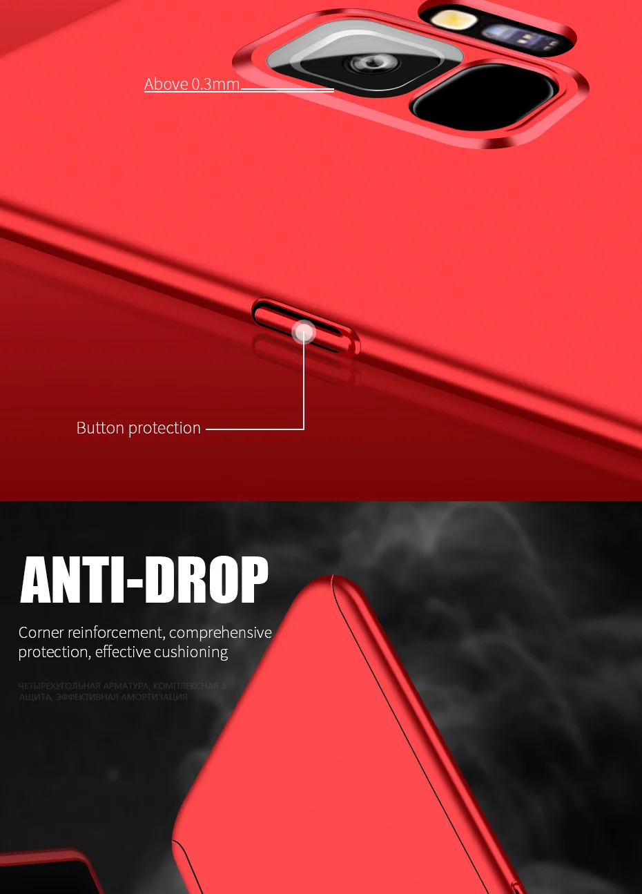 ZNP Luxury 360 Degree Shockproof Case For Samsung Galaxy S9 S8 Plus Full Cover Phone Case For Samsung Note 9 8 S7 Edge S9 Case -