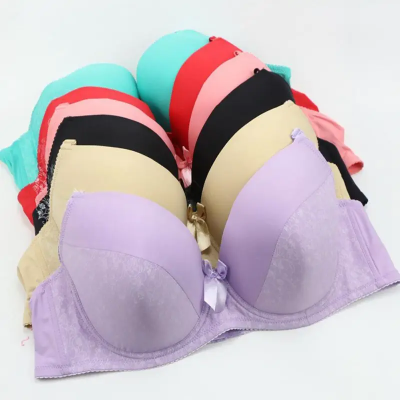 

New 2018 Sexy Lace Women Bra Plus Size Bralette Ultrathin Pure Cotton Brassiere 95E 100E Underwear D E Big Size
