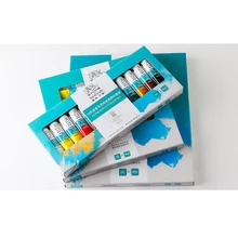 Небесно Ньютона акриловая краска 12/18/24 цвета костюм для начинающих "сделай сам" из водонепроницаемого материала, окрашенные вручную; Трубчатый краски, художественные принадлежности