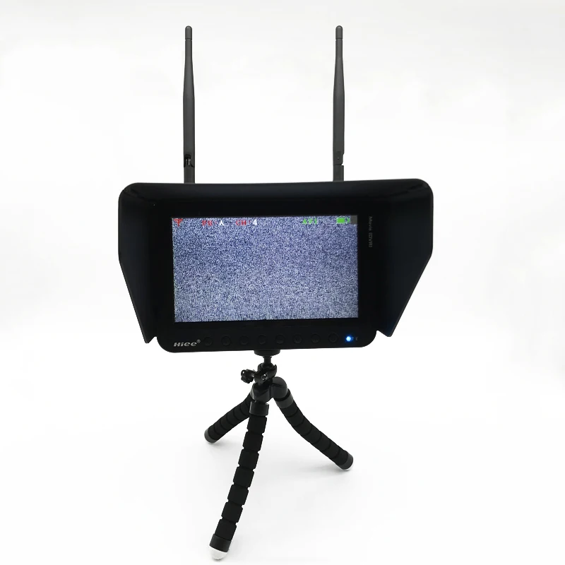 

40CH 5.8G 7 Inch FPV Monitor Resolution 800x480 Port With DVR Build in Battery For FPV Multicopter or QAV250 Racing Drone